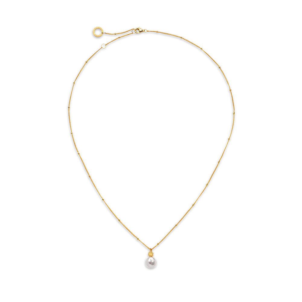 Ocean Pearl Halskette Gold