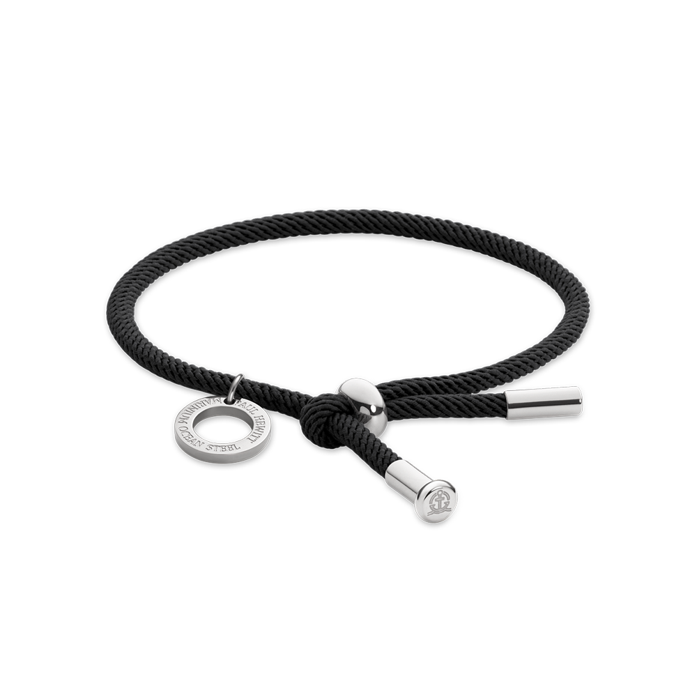 Vitamin Sea Armband Silber Schwarz