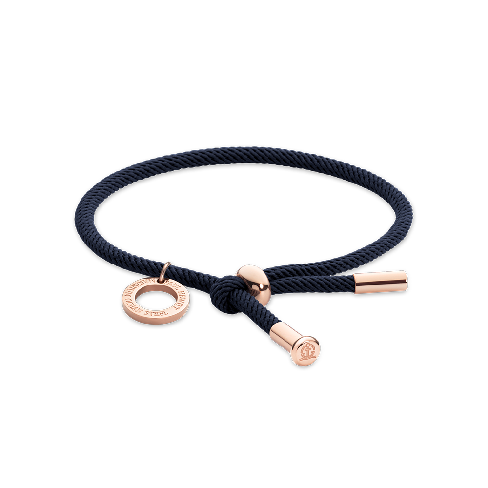 Vitamin Sea Armband Roségold Marinebelau