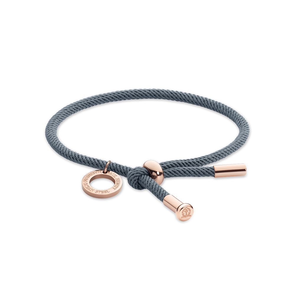 Paul Hewitt Vitamin Sea Armband Roségold Grau