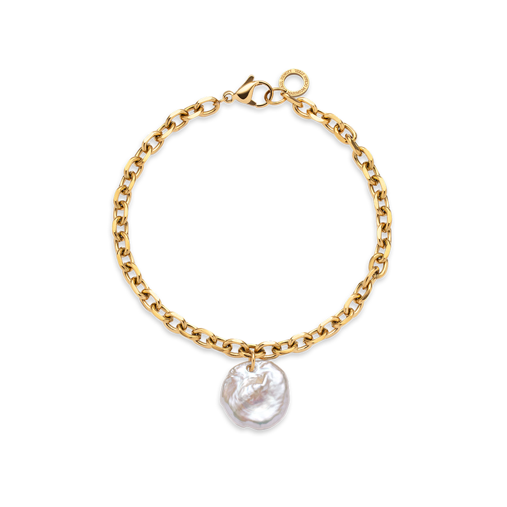 Treasures of the Sea Pearl Armkette Gold