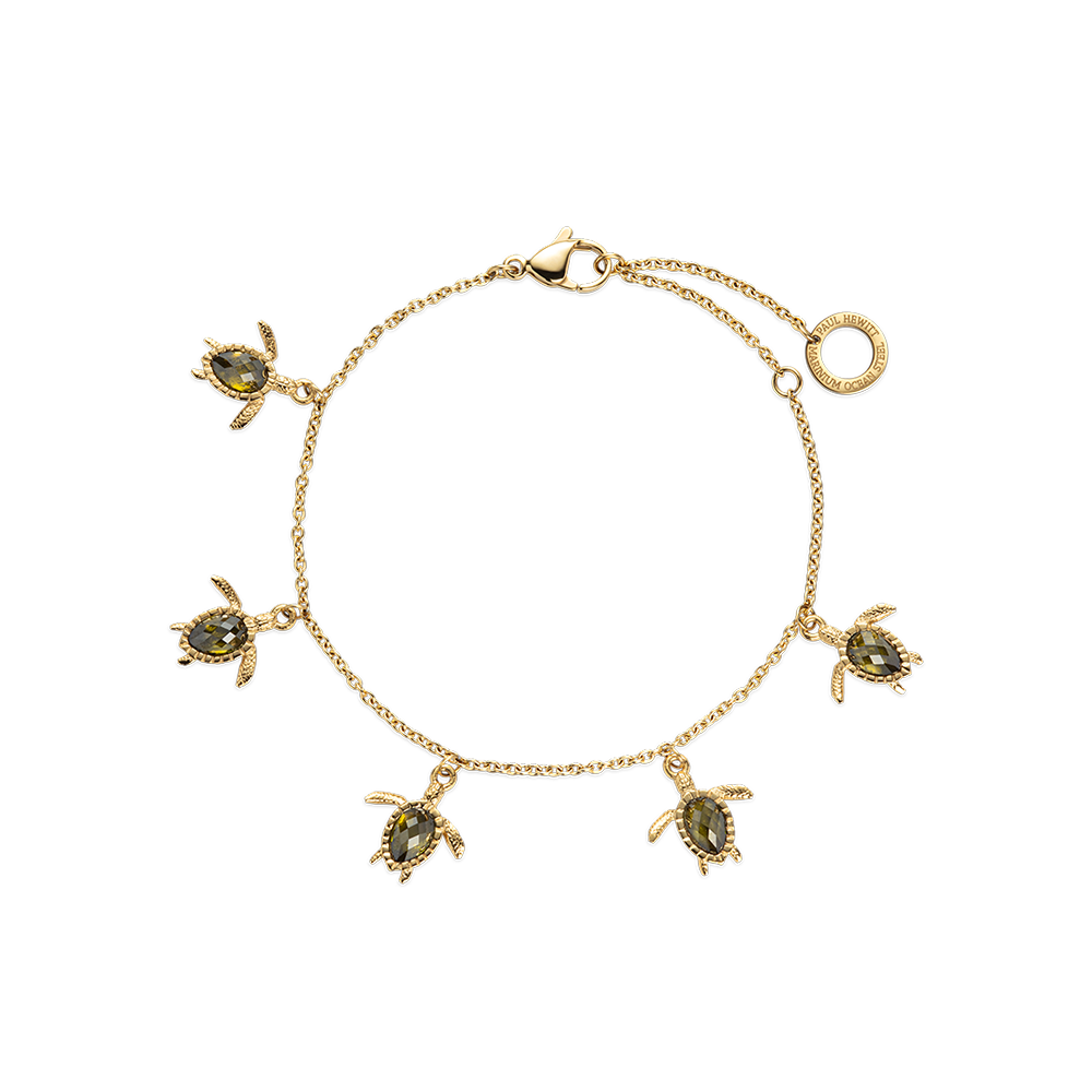 Turtle Armkette Gold