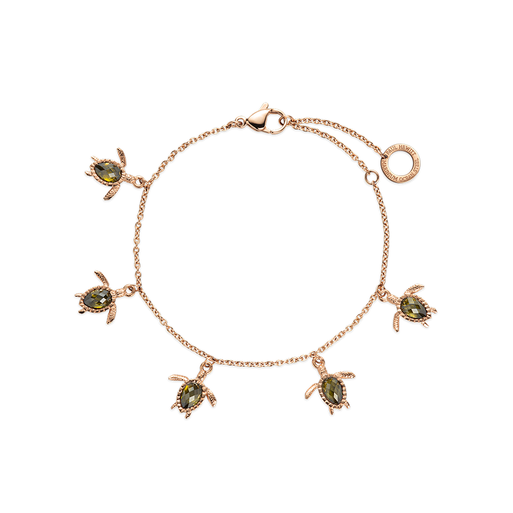 Turtle Armkette Roségold
