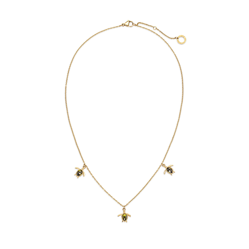 Turtle Halskette Gold