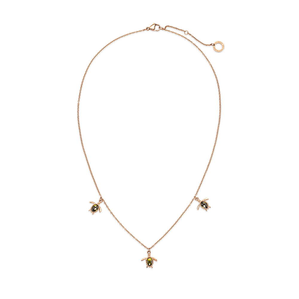 Turtle Halskette Roségold