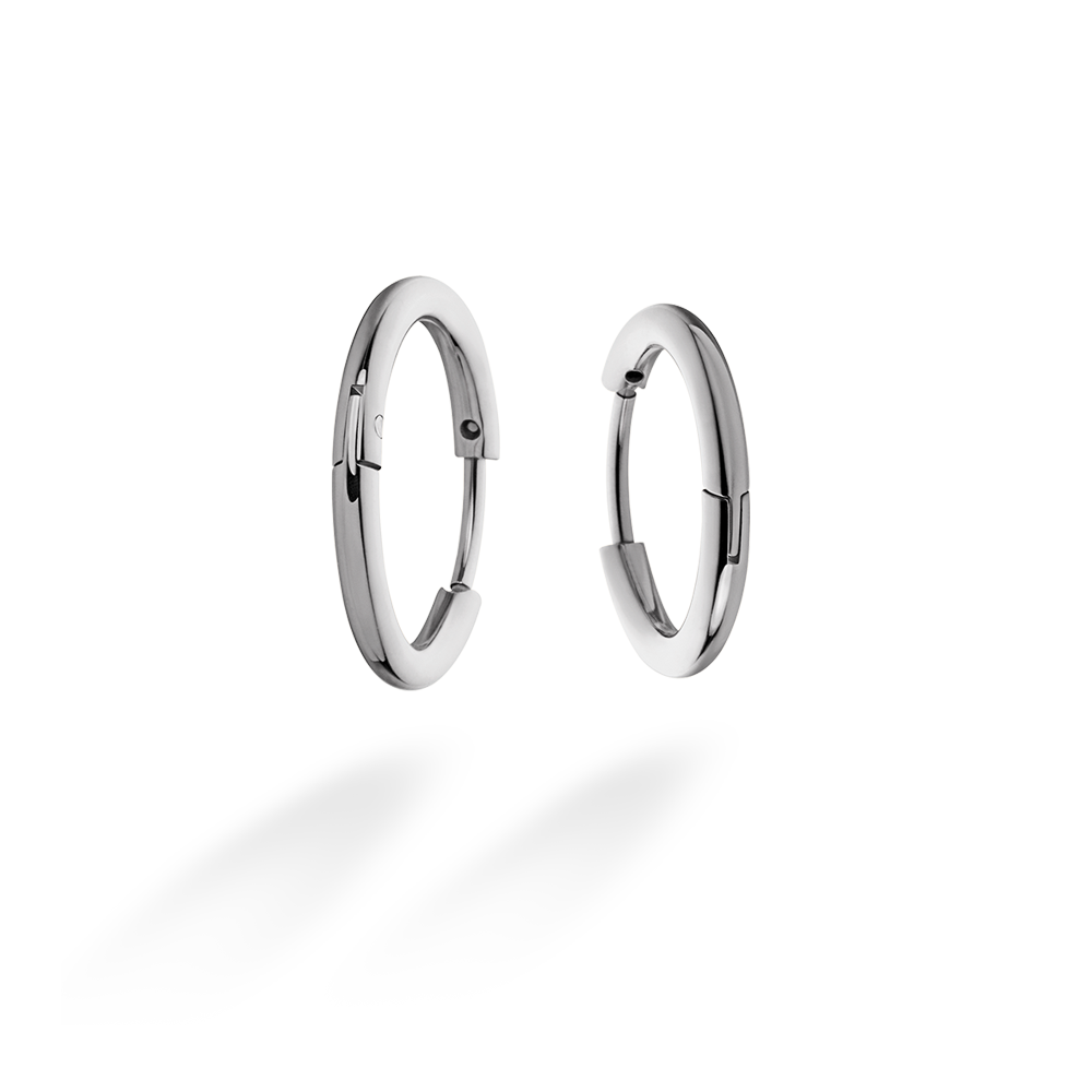 Treasures of the Sea Hoops Set Silber