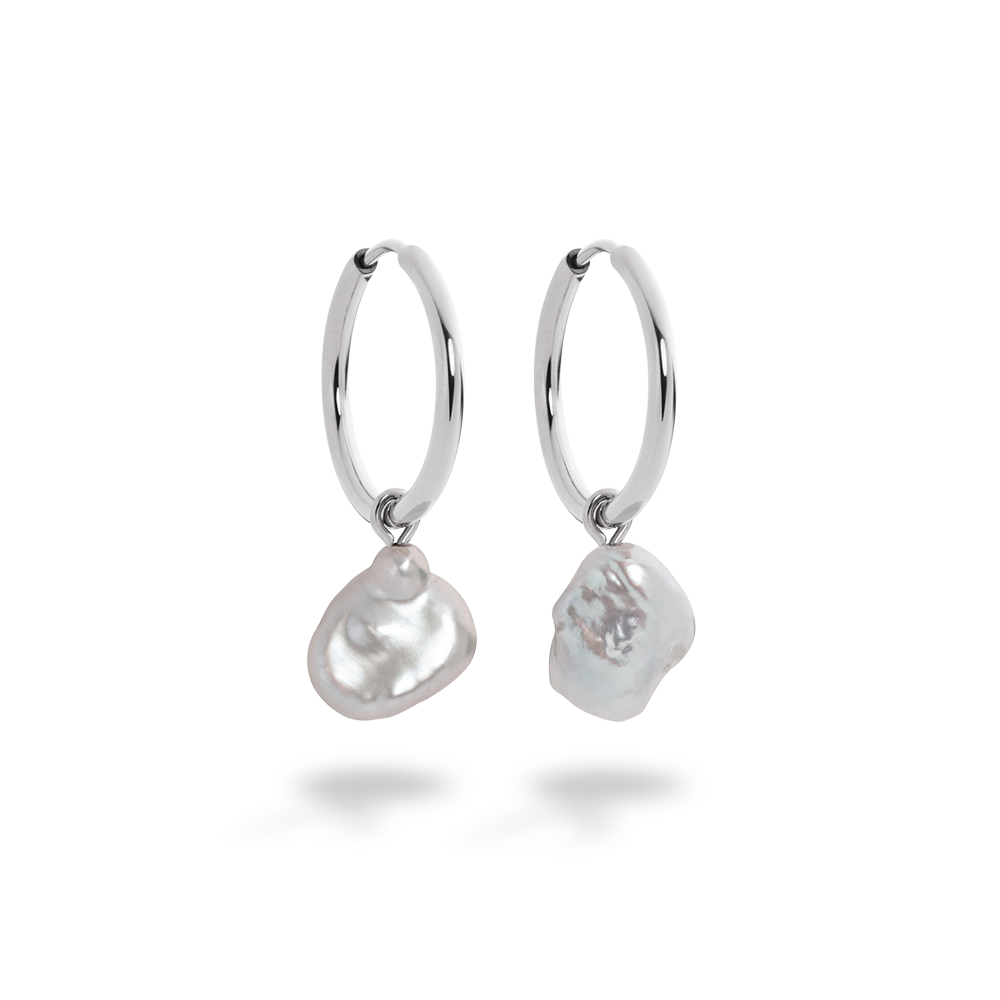 Treasures of the Sea Pearl Ohrring Silber