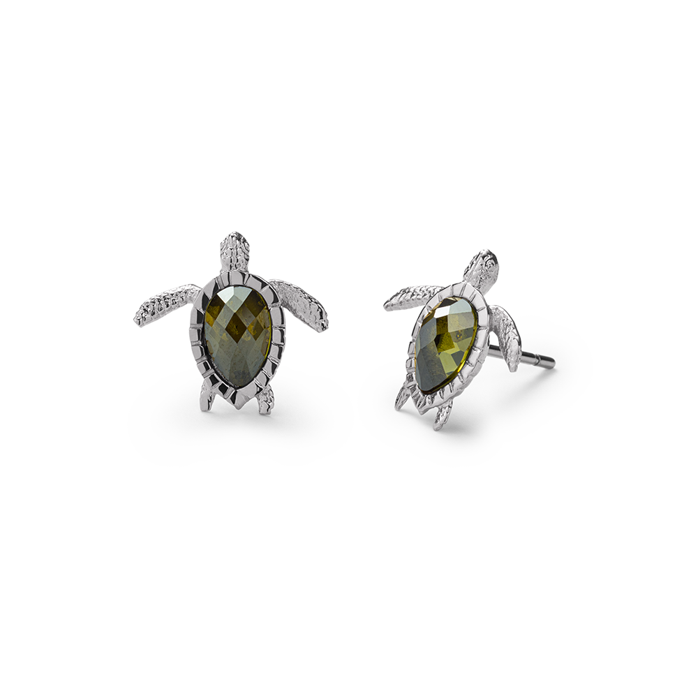 Turtle Ohrring Silber