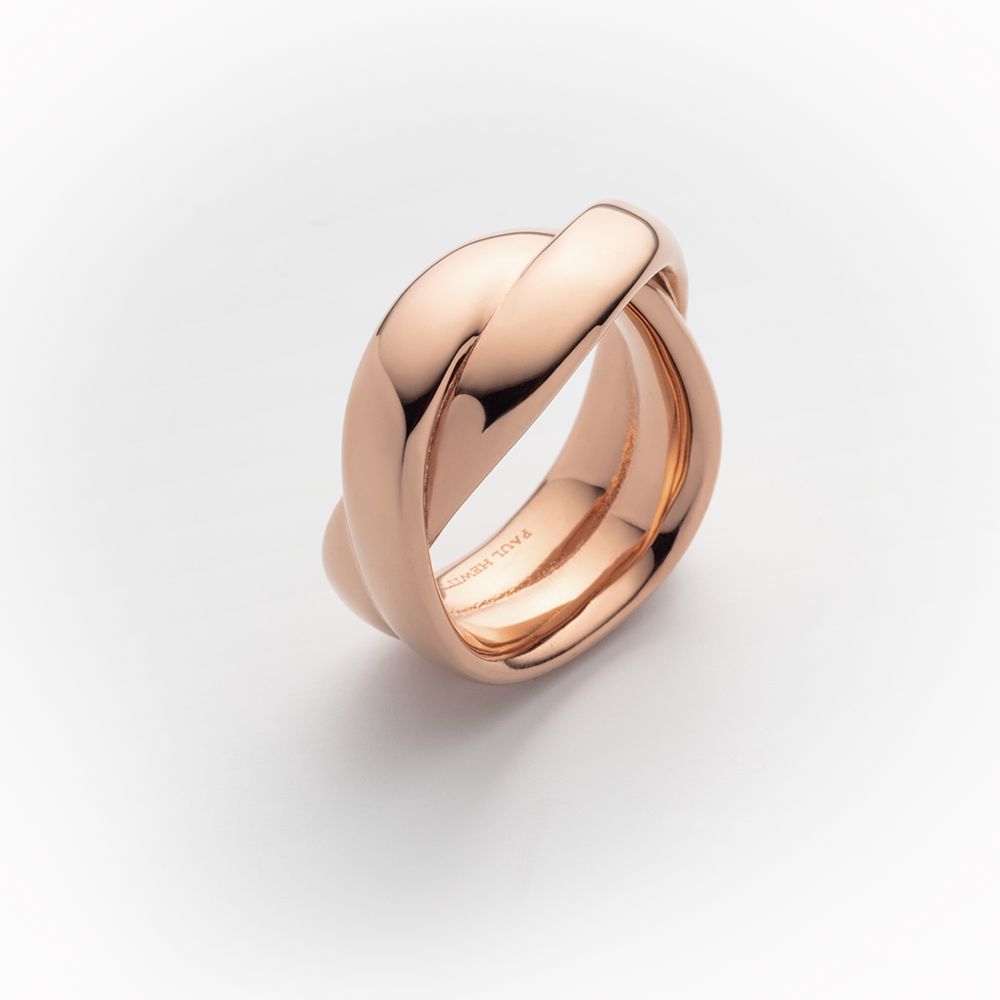 Waves Duo Ring Roségold