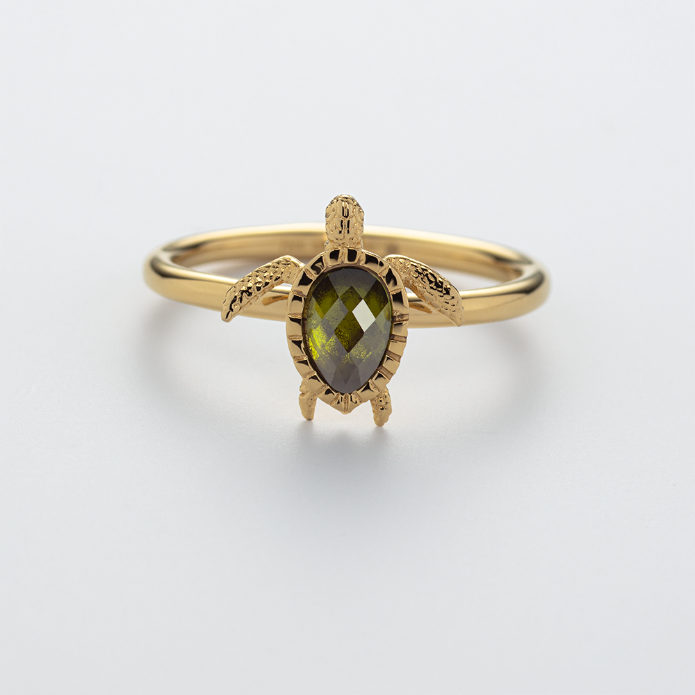 Turtle Ring Gold