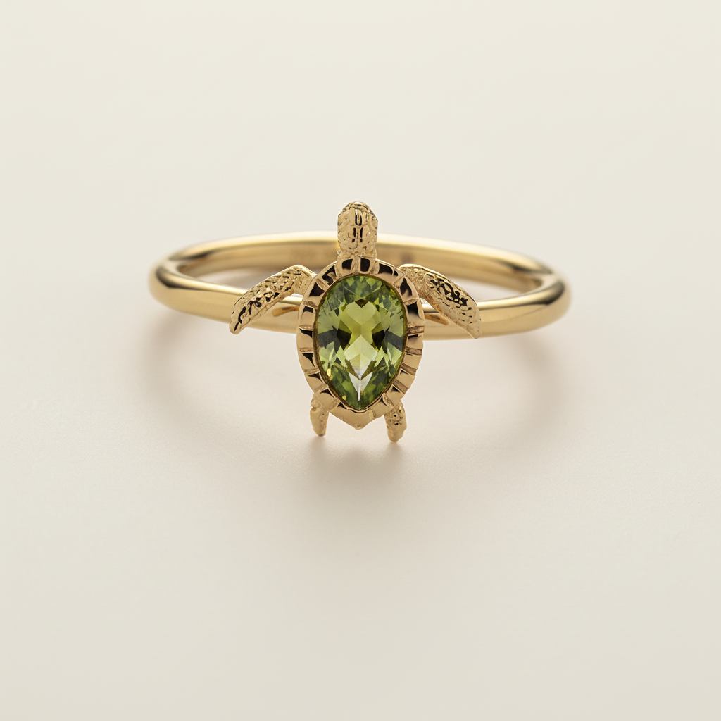 Turtle Ring Gold
