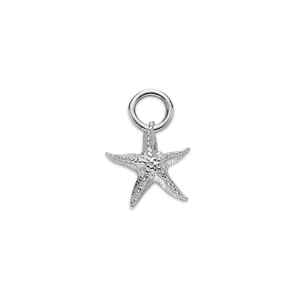 Starfish Charm Silber