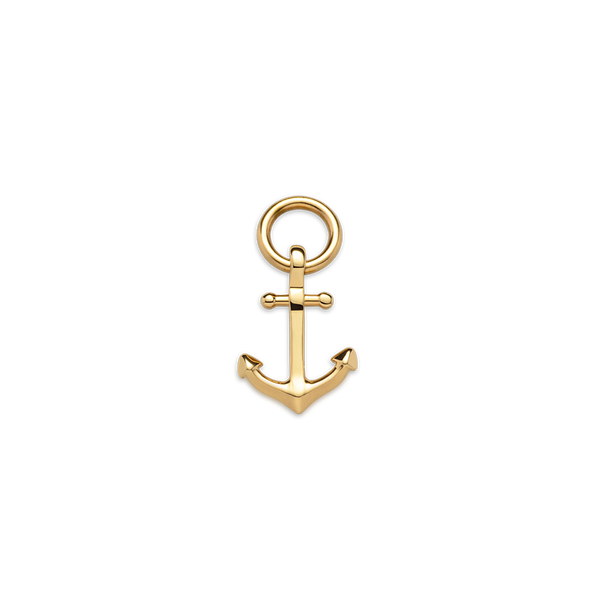 Gold cheap anchor charm
