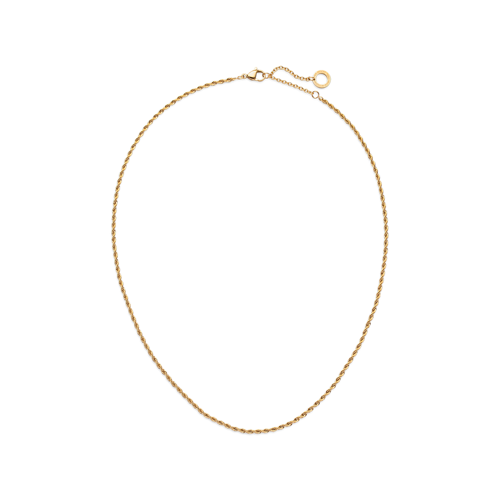 Rope Chain Halskette Gold
