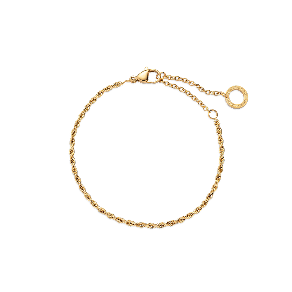 Rope Chain Armkette Gold