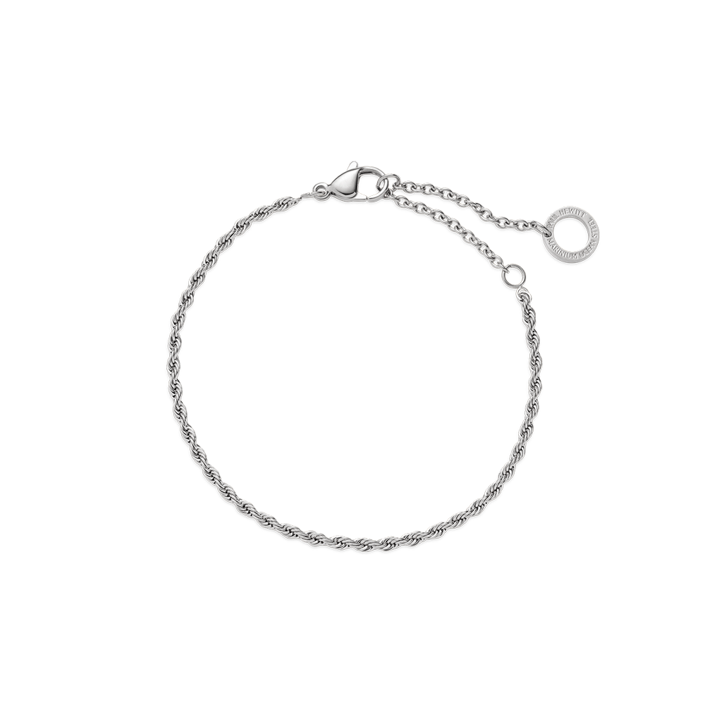 Rope Chain Armkette Silber