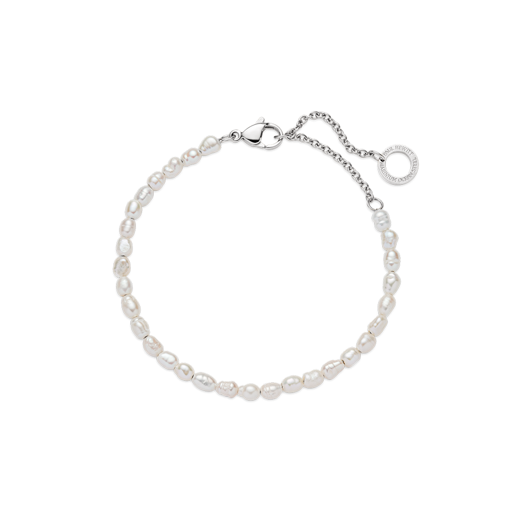 Pearl Armkette Silber