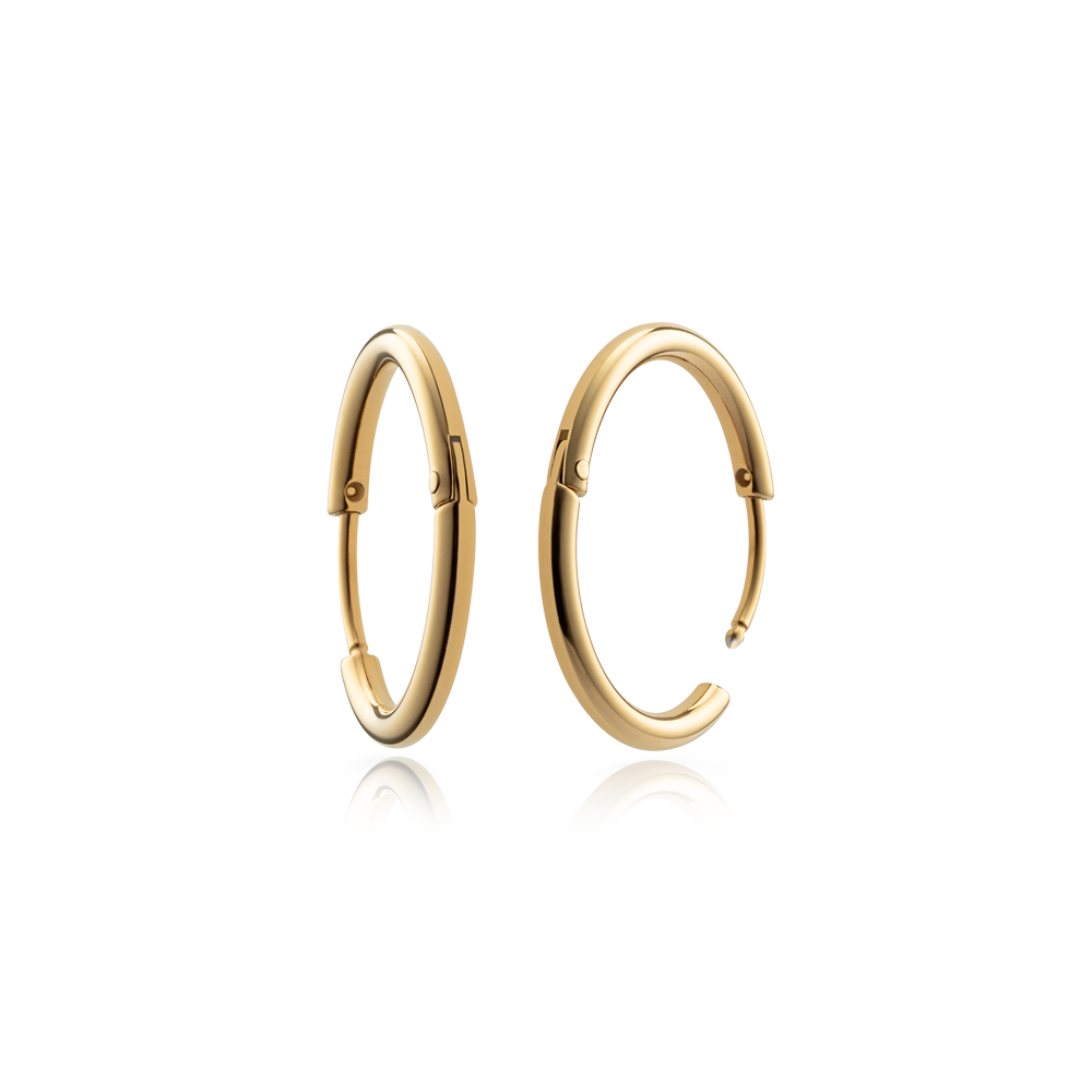 Hoops Ohrring Gold