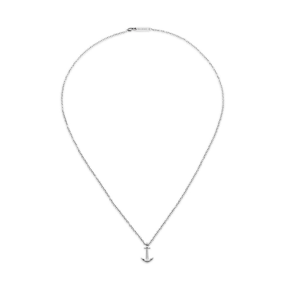 Men's Anchor Halskette Silber