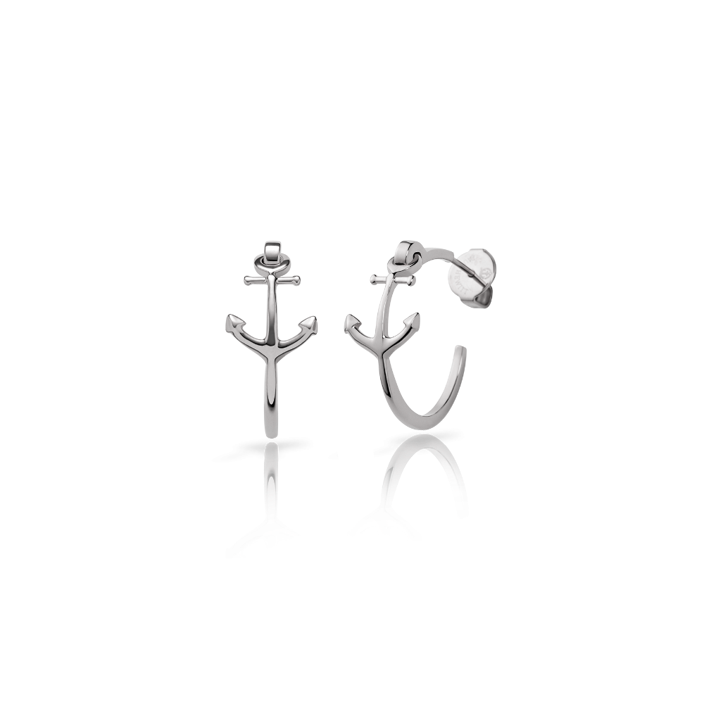The Anchor II Ohrring Silber
