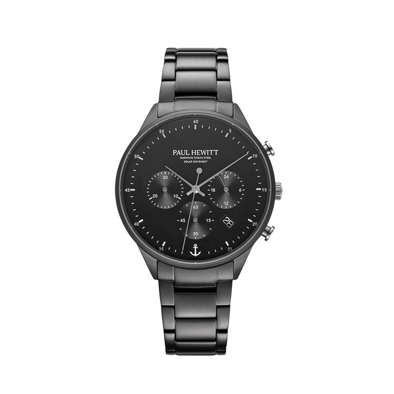 Men's Watch Chrono » Gun Metal » Black – PAUL HEWITT