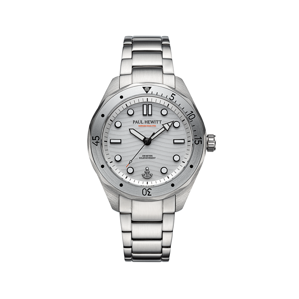 Ocean Diver Uhr Silber Weiß