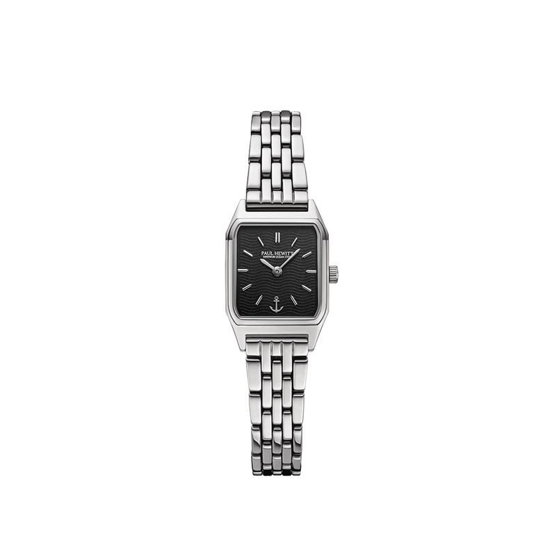 Montre Femme Petit Soleil Argent Noir PAUL HEWITT