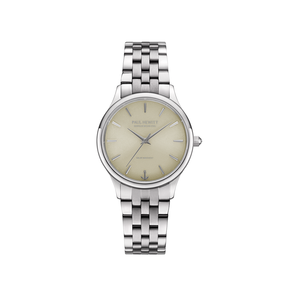 Onda Uhr Silber Champagner
