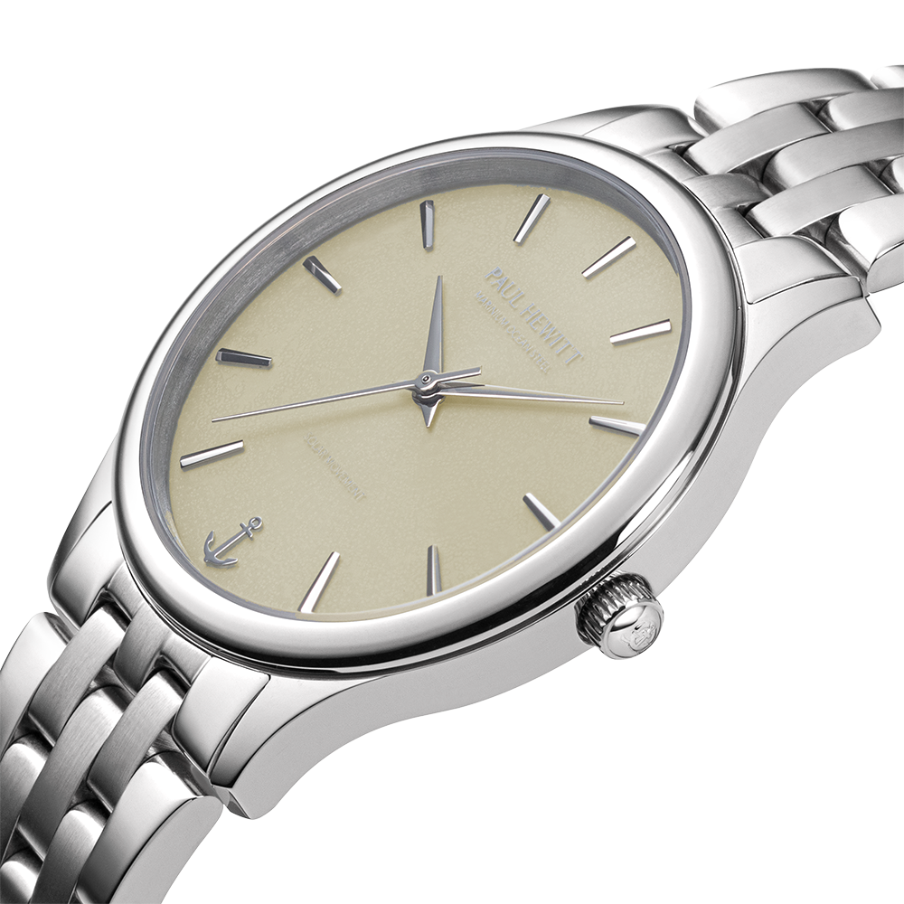 Onda Uhr Silber Champagner