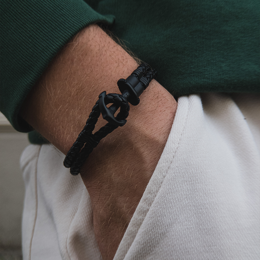 Paul hewitt leather anchor best sale bracelet