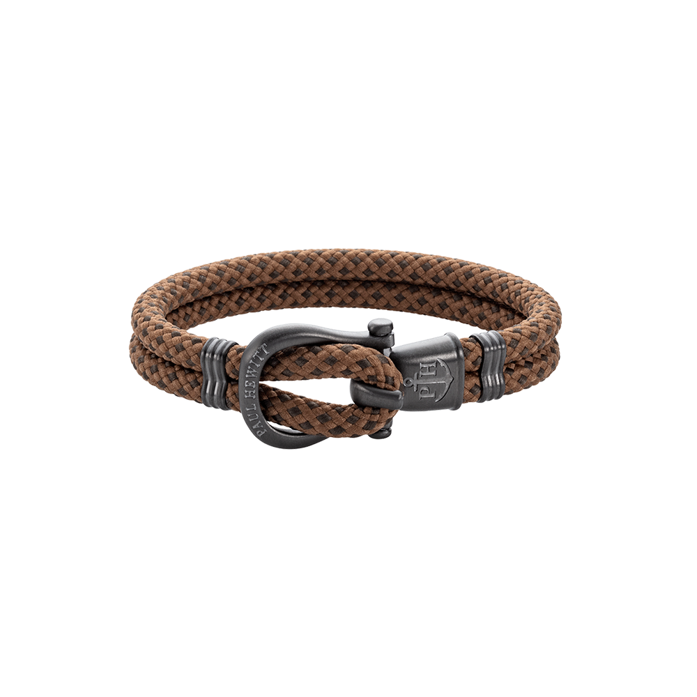 Armband Phinity Gun Metal Nylon Camel Olive