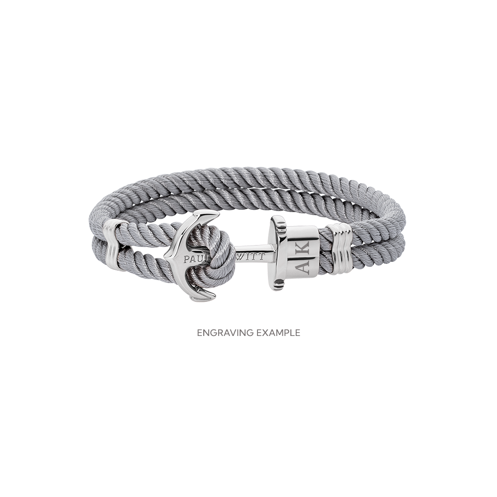 PHREP Armband Silber Grau