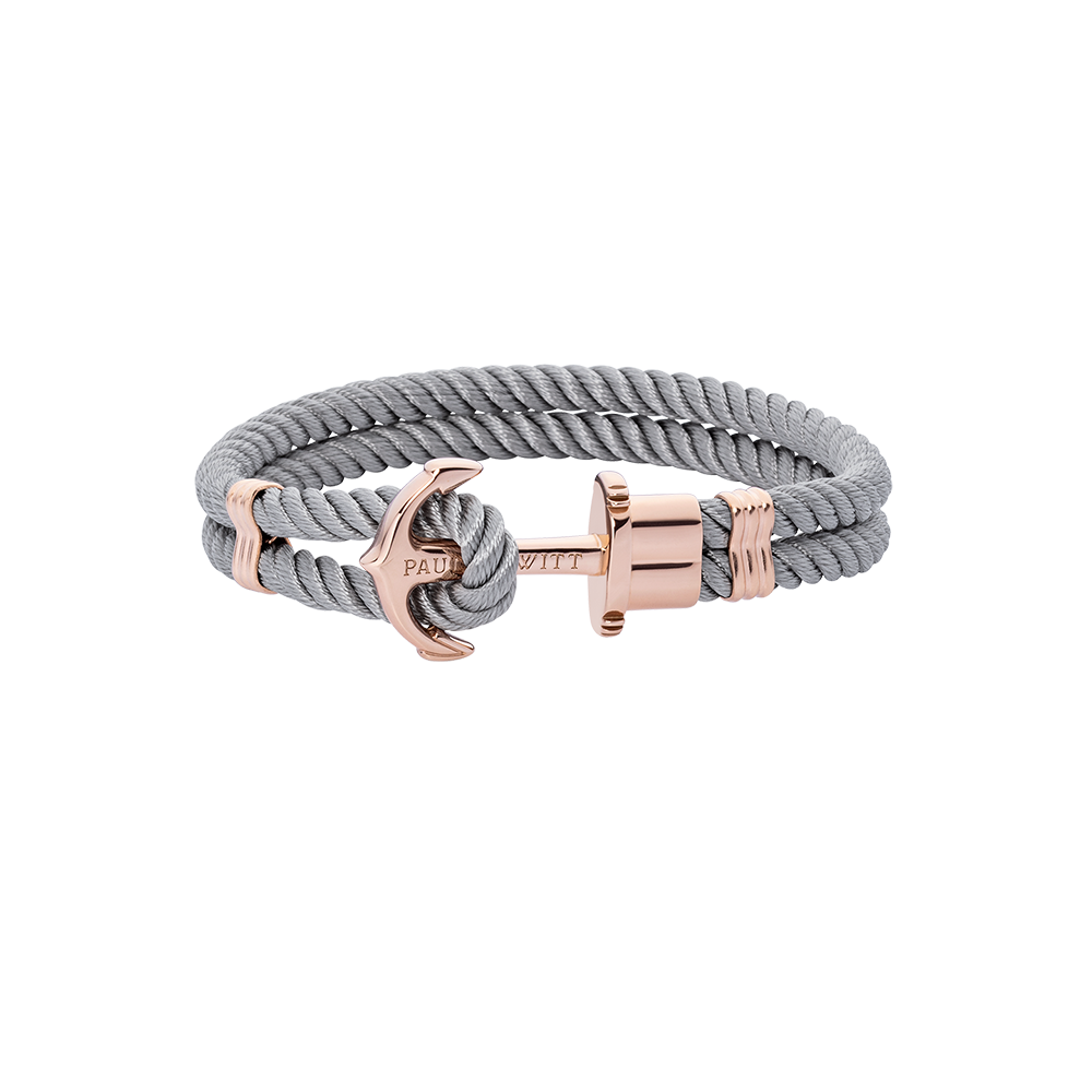 PHREP Armband Roségold Grau