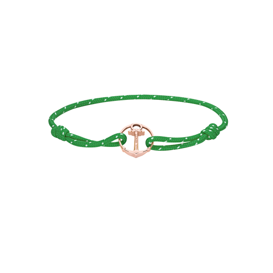 Armband Re/Brace Roségold Grün