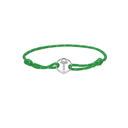 Armband Re/Brace Silber Grün