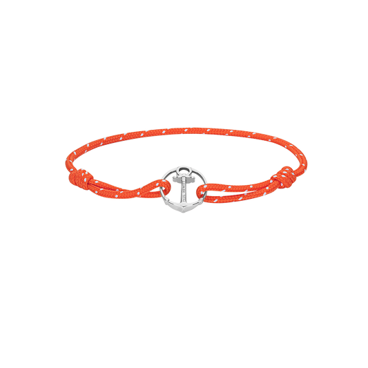 Armband Re/Brace Silber Orange