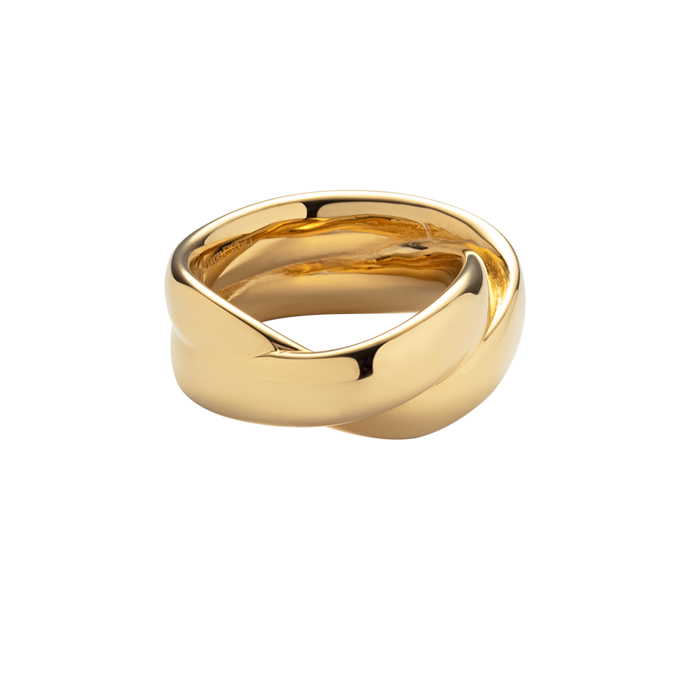 Ring Horizon Waves Duo Gold