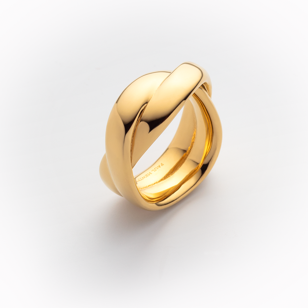 Ring Horizon Waves Duo Gold