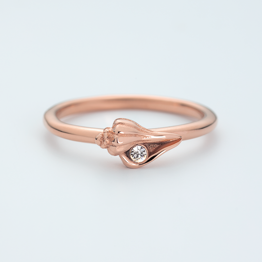 Sea Shell Ring Roségold