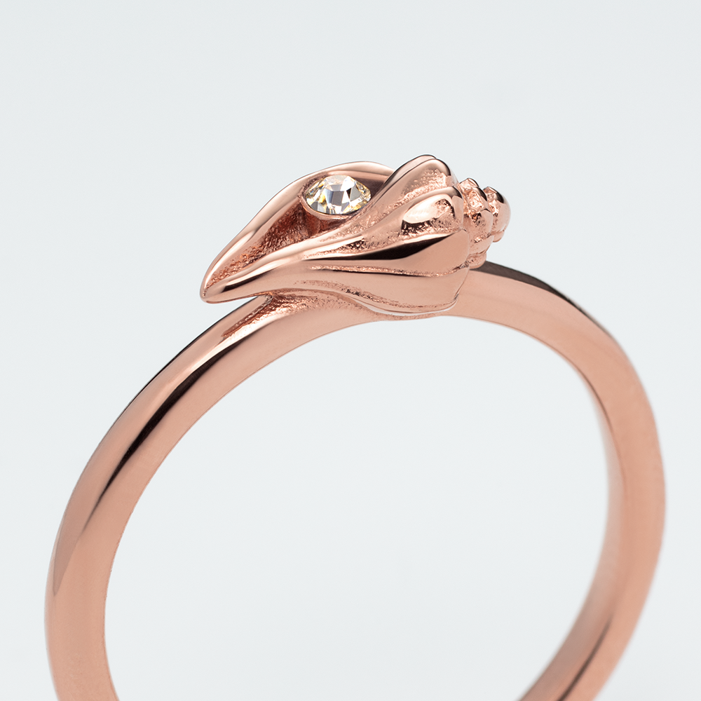 Sea Shell Ring Roségold