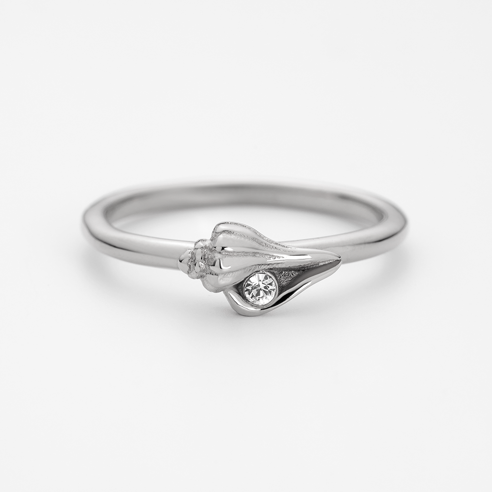 Sea Shell Ring Silber