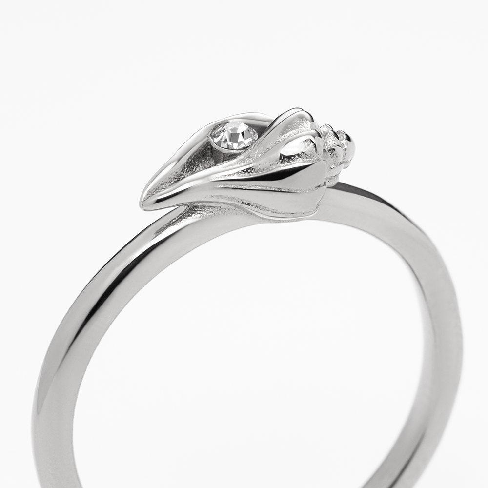 Sea Shell Ring Silber