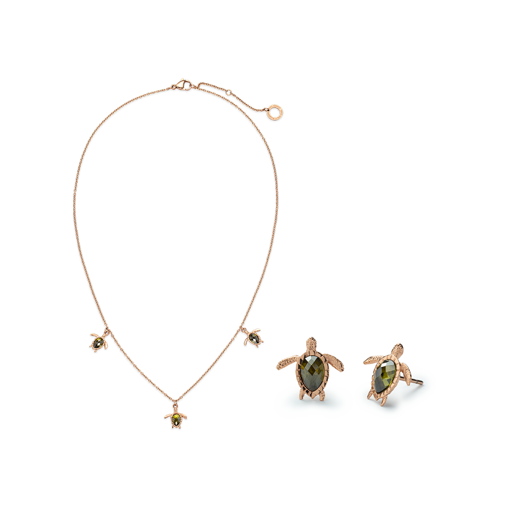 Set Turtle Roségold