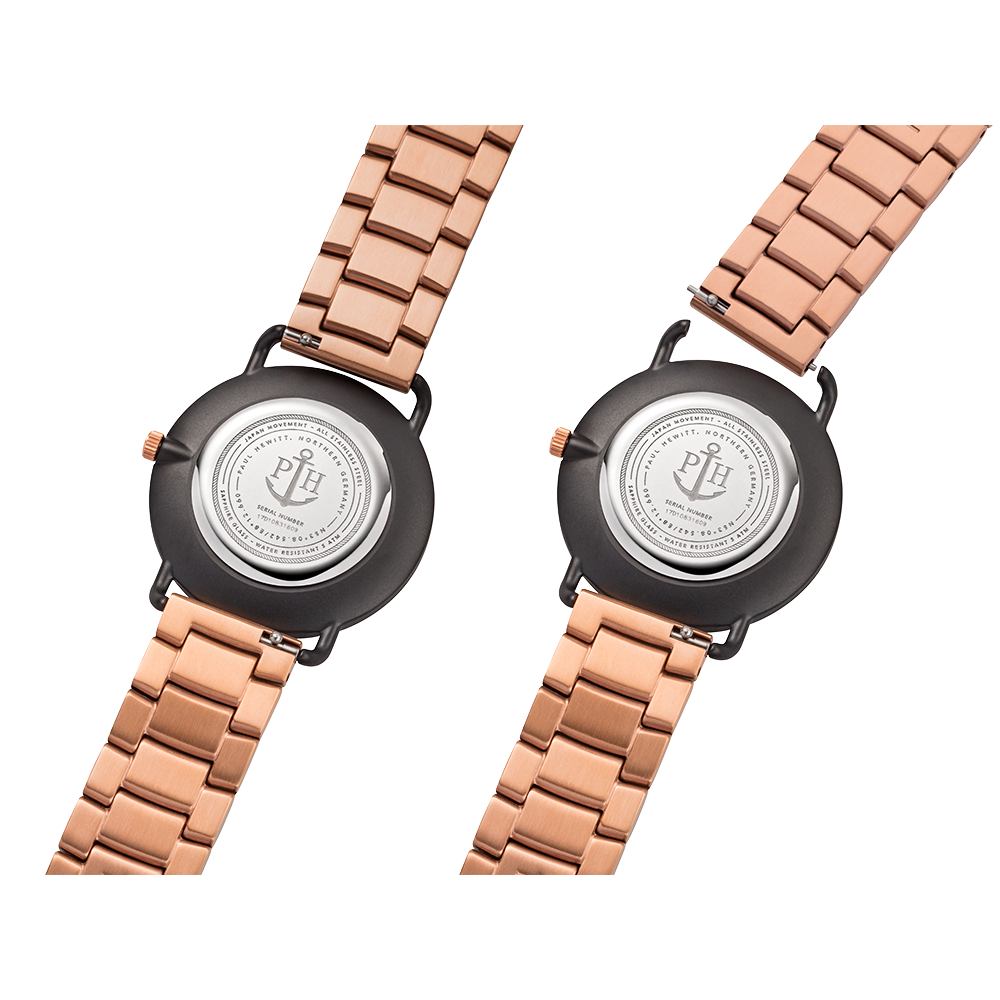 Uhr Miss Ocean Black Sunray Schwarz Metall