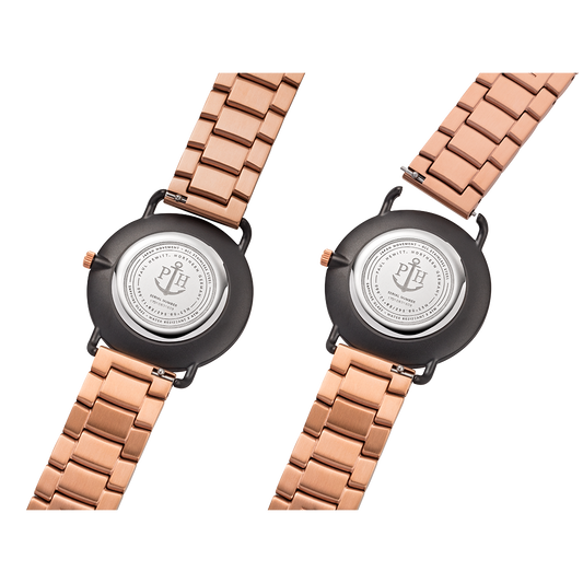 Uhr Miss Ocean Black Sunray Schwarz Metall