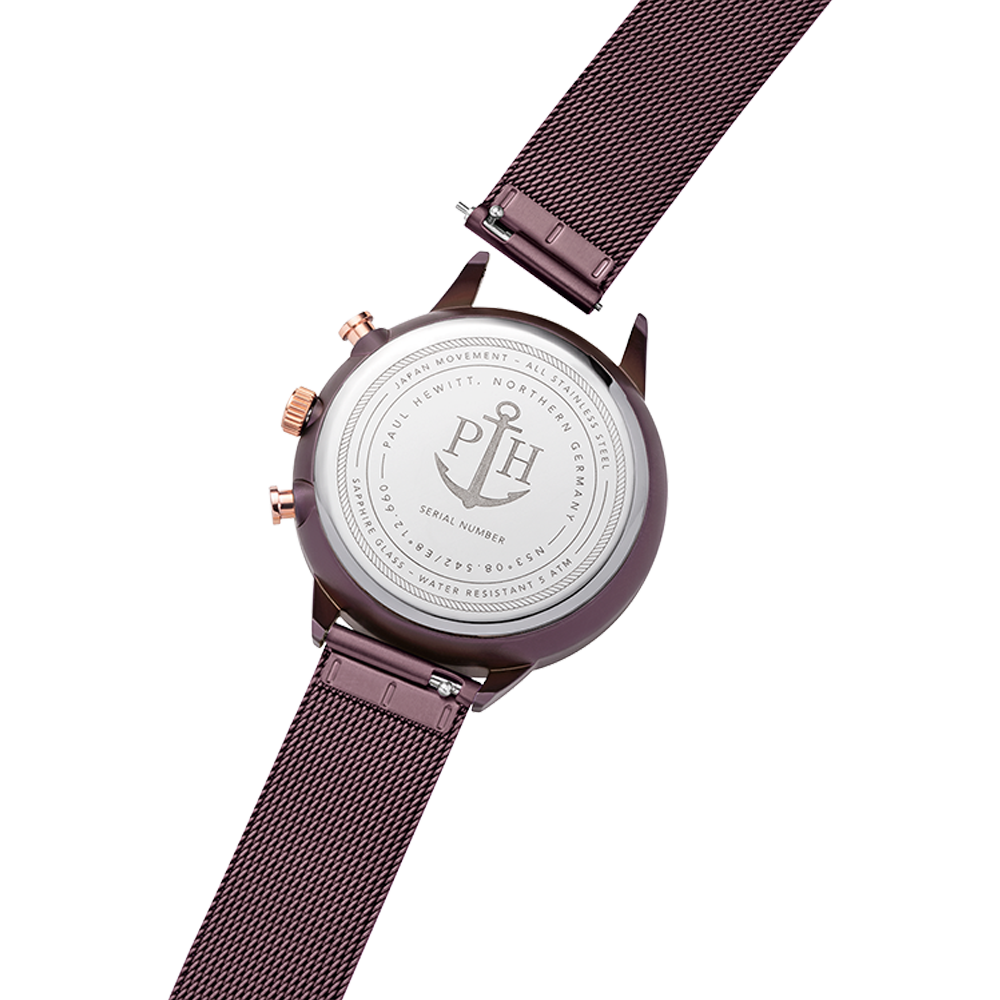 Uhr Everpulse Dark Mauve Mesh