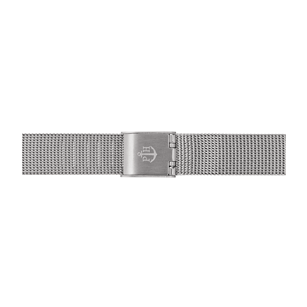 Uhrenarmband Mesh Silber 12 mm