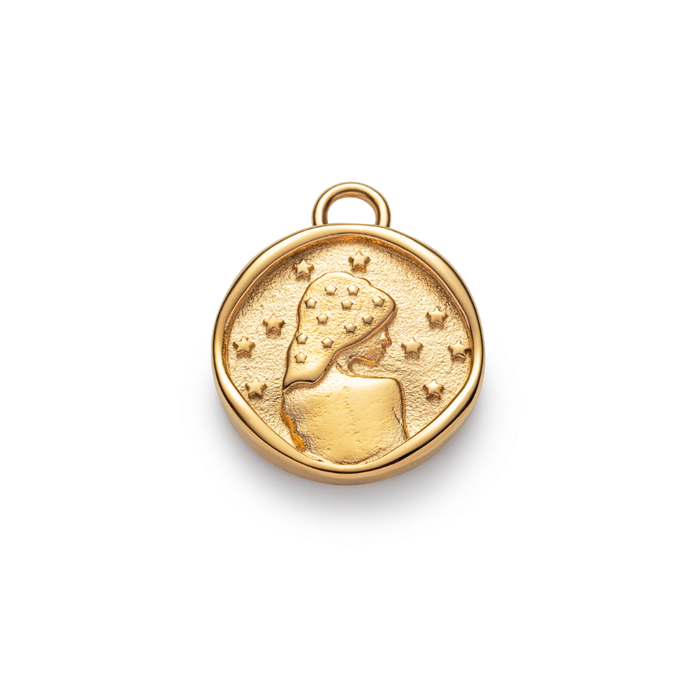 Virgo Charm Gold