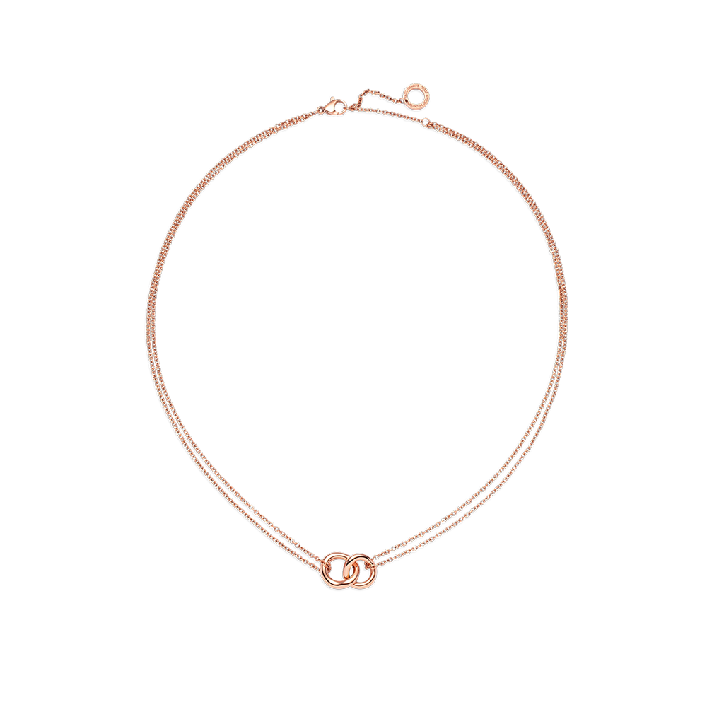 Waves Halskette Roségold