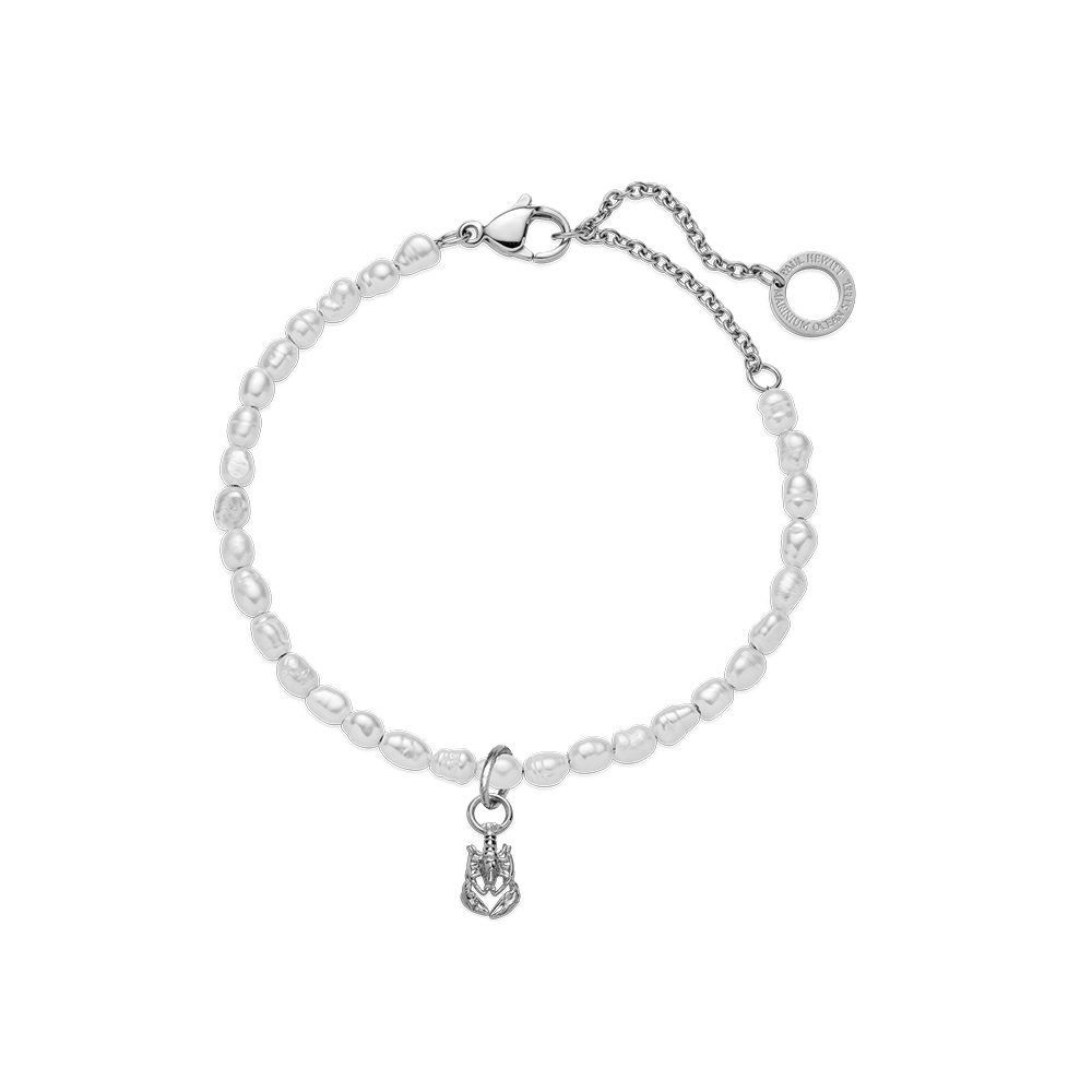 Set Lobster Charm und Armkette Silber